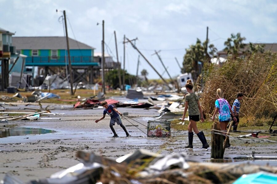 Hurricane Laura Louisiana and Texas recovery efforts begin in earnest